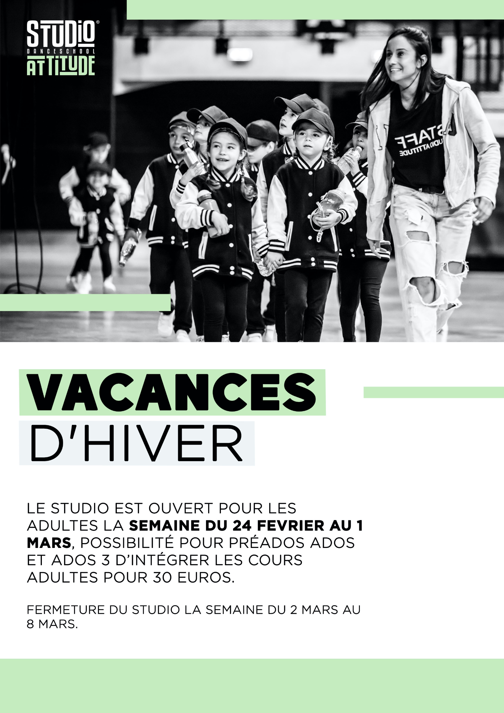 affiche-type-information Affiche type pour transmettre une information aux clients