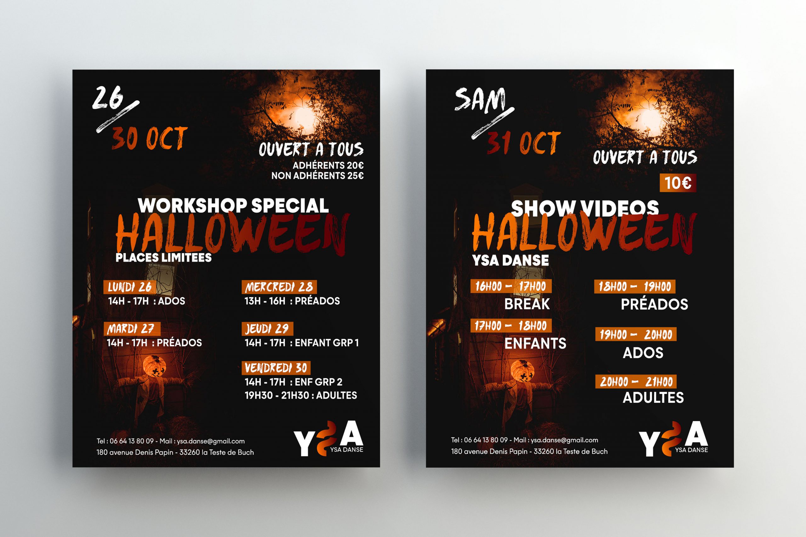 mise-en-situation-affiche-halloween Mise en situation des affiches pour Halloween