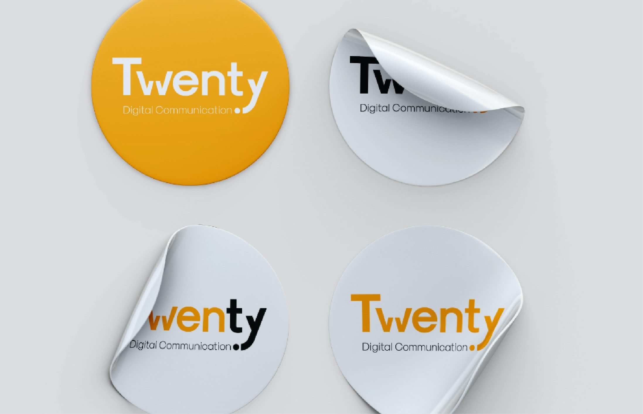 Identité Visuelle Agence Twenty creation de logo