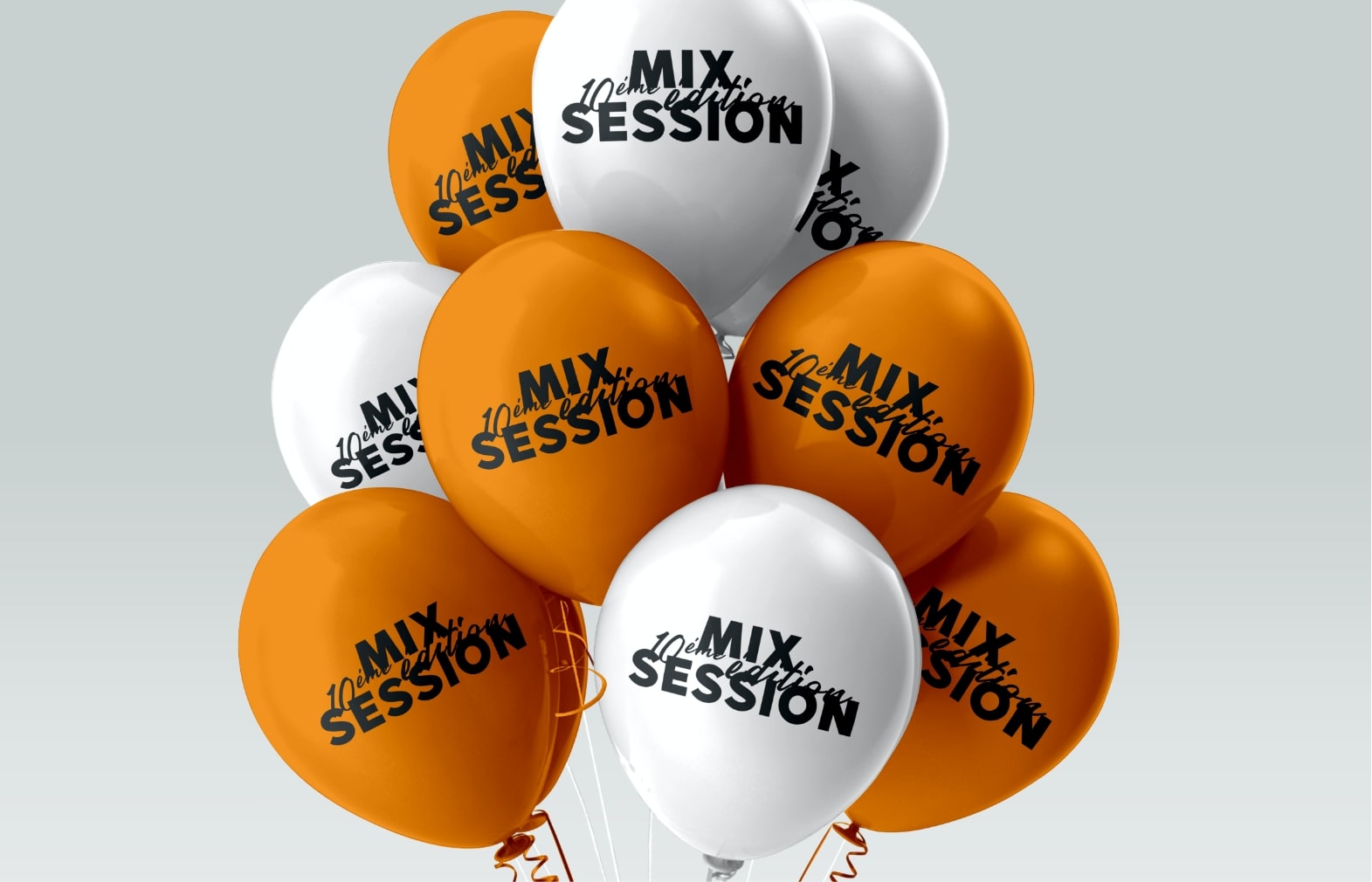 Identité Visuelle Mix Session Logo ballon