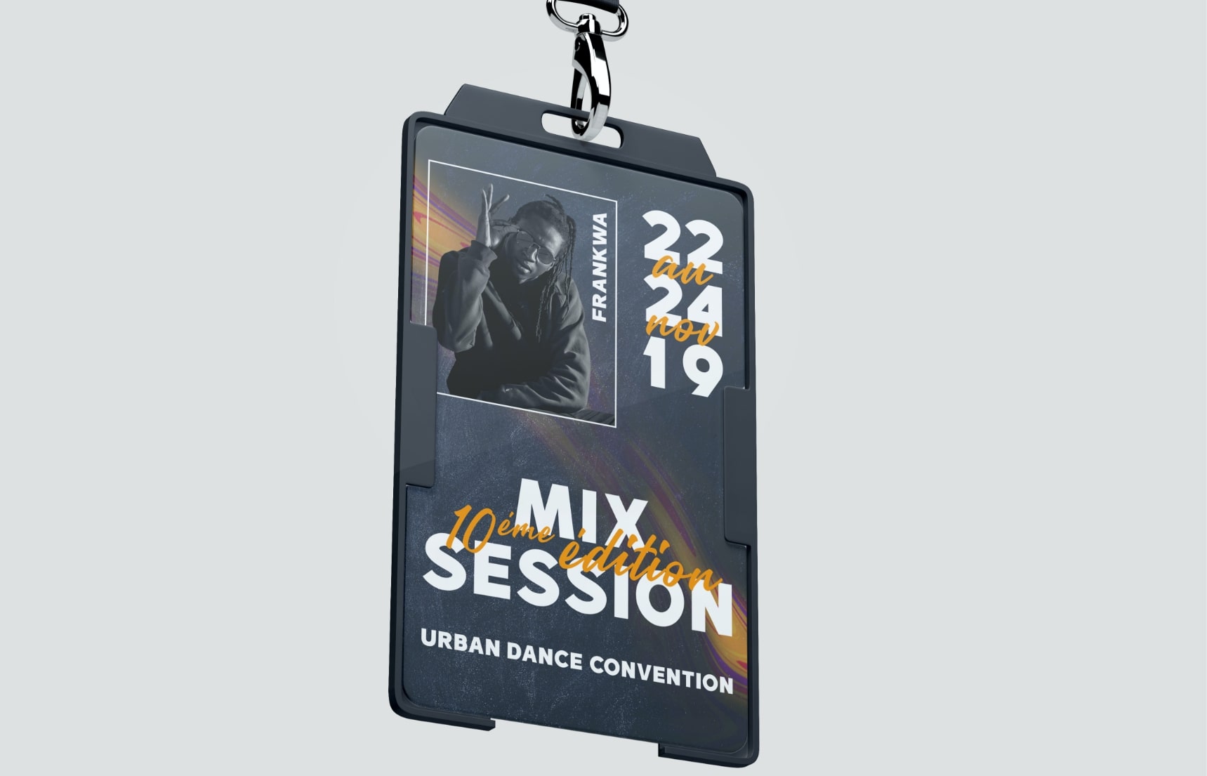 Identité Visuelle Mix Session badge