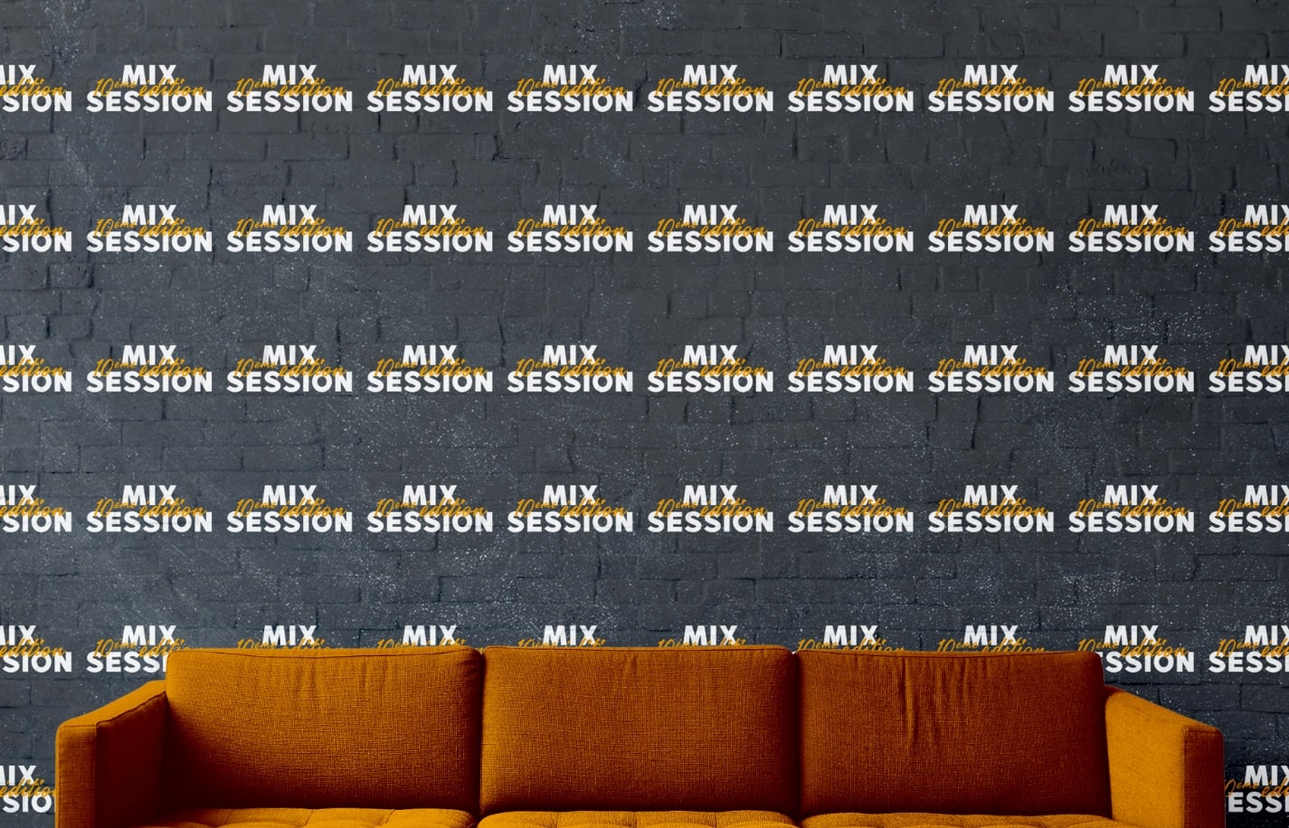 Identité Visuelle Mix Session decoration mur