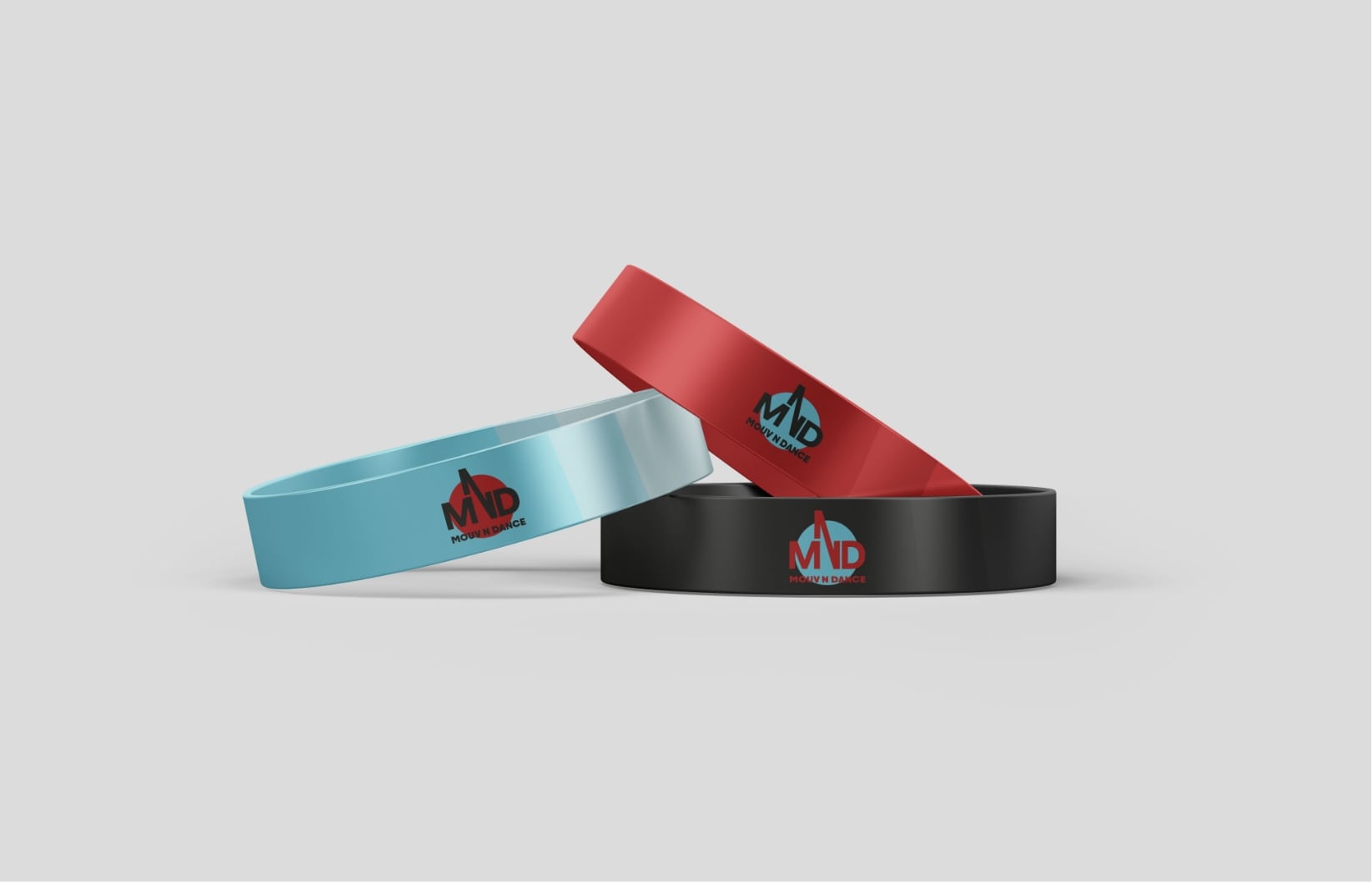 Identité Visuelle Mouv N Dance logo bracelet logotype