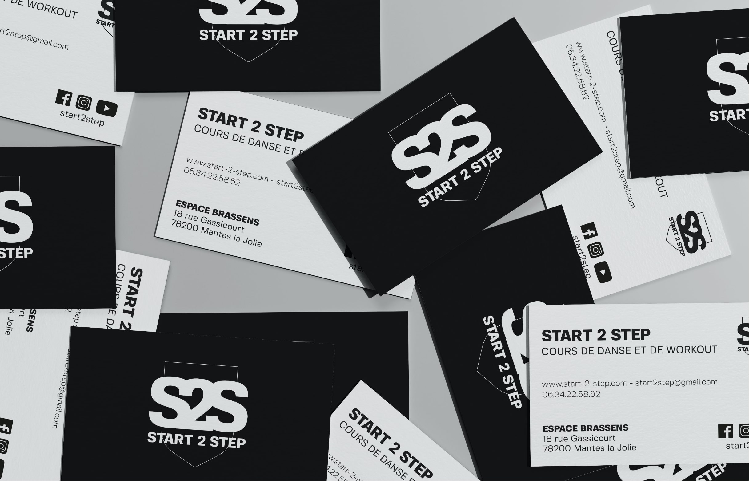 Identité Visuelle Start 2 Step carte de visite