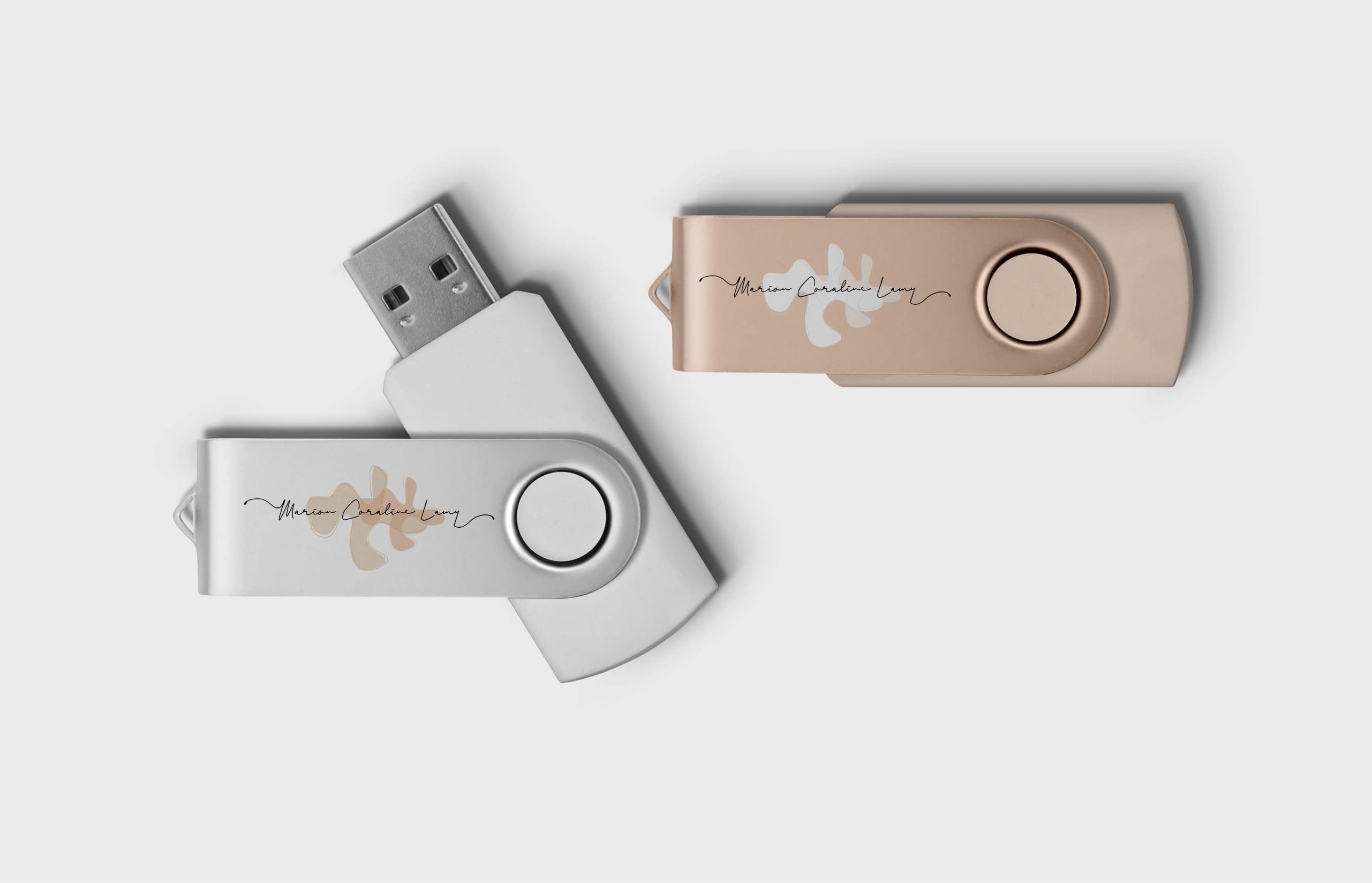 Identité Visuelle Marion Coraline Lamy clef usb
