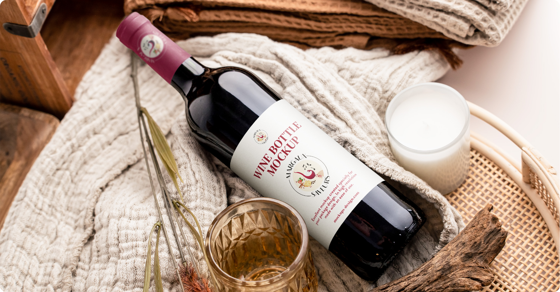 margaux-saveurs-identité-visuelle-bouteille Découvrez mes créations graphiques, logo événement de vin