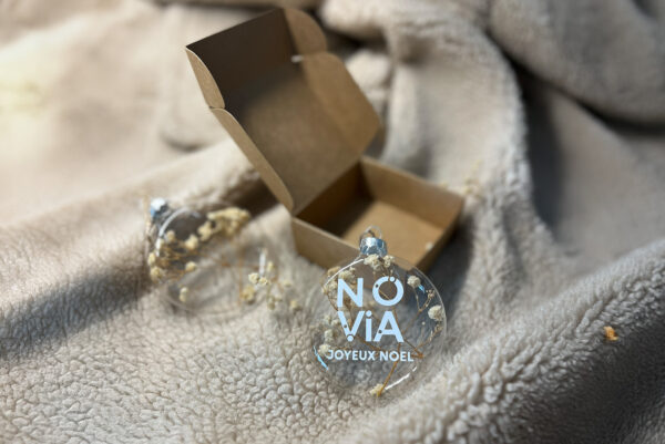 Boule de Noël avec logo personnalisé – Image 3